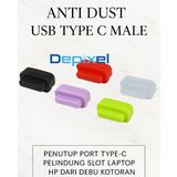 Anti Dust Plug Cover USB Type C - Pelindung Port untuk Laptop & Smartphone dari Debu dan Kotoran - foto 9