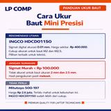 5pcs Baut L Hex Flat Head M2 M2.5 Carbon Steel Hitam DIN7991 Countersunk - Screw 2mm 2.5mm - foto 3