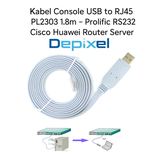 Kabel Console USB to RJ45 PL2303 Prolific RS232 Cisco Router Switch Mikrotik 1.8m LAN Config - foto 7