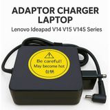 Charger Adaptor Casan IdeaPad 310 320 330 510 520 V14 V15 Yoga 4.0x1.7mm 20V 3.25A 65W - foto 1