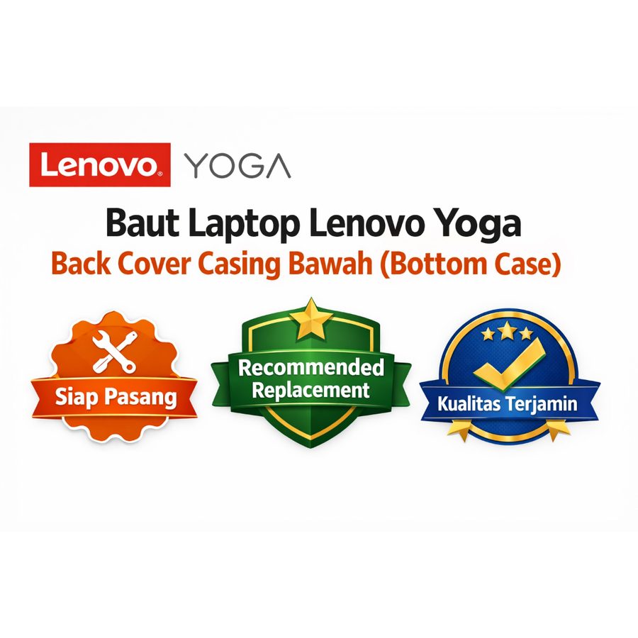 Baut Casing Bawah Lenovo Yoga 6 7 Slim 7 520 530 730 C640 14IRL8 Back Cover Screws