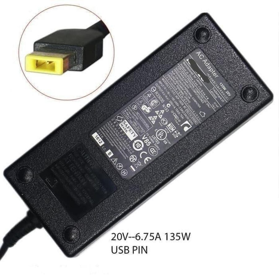 Charger Casan Adaptor ThinkPad T440p T460p T470p W540 W541 Square Mouth 130W