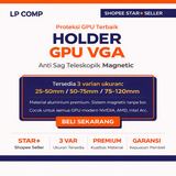 Holder GPU VGA Card Bracket Anti Sag Teleskopik Magnetic Aluminium S M L Stand PC Gaming - foto 7
