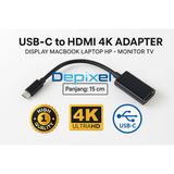 USB Type C to HDMI 3in1 Converter Adapter Hub 4K 30Hz Aluminium Multiport Macbook Laptop Depixel - foto 6