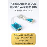 Kabel Adapter USB to RS232 DB9 HL-340 Serial Converter CNC PLC Barcode Win7 64bit Win10 Win11 - foto 8