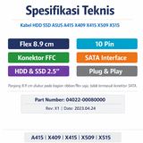 Kabel HDD SSD ASUS A415 X409 X415 X509 X515 FFC 10Pin SATA 2.5 Flex 04022-00080000 - foto 2