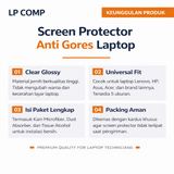 Anti Gores Laptop 14 15.6 Inch Screen Protector Clear Glossy 10.1 11.6 13.3 Universal - foto 2