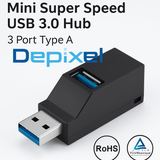 Mini USB Hub 3.0 3 Port Type C A Super Speed 480 Mbps Windows Macbook SmartPhone OTG - foto 1