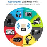 USB Bluetooth Dongle 5.0 Mini Receiver Adapter PC Laptop Wireless Audio - foto 4