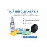 Screen Cleaner Kit 5 in 1 Pembersih Layar Laptop Monitor LCD LED Blower Kuas Anti Debu - foto 1