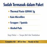 Thermal Paste GD900 3g Pasta Prosesor 4.8W/mk Non Conductive CPU GPU Laptop PS4 PS5 Xbox - foto 6