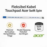 Kabel Touchpad FPC Flexible Acer Swift Spin Series Laptop Trackpad Fleksibel Penghubung Mainboard - foto 1