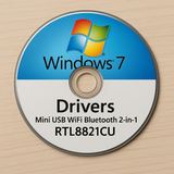 Driver Windows 7 8 10 Mini USB WiFi Bluetooth 2in1 RTL8821CU Mini CD Installer - foto 2