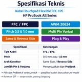 Kabel Touchpad Flexible FPC FFC Laptop HP ProBook All Series AWM 20624 ZIF Fleksibel Pengganti - foto 2