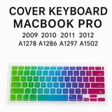 Cover Pelindung Keyboard MacBook Pro Silikon A1278 A1286 A1297 A1502 13 15 17 Inch 2009-2012 - foto 1