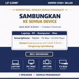 Speaker Stereo Mini Multimedia Laptop PC Komputer USB 2.0 Suara Jernih Bass HiFi Garansi 1 Tahun - foto 4