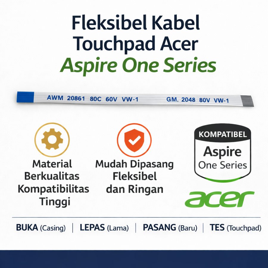 Kabel FPC Touchpad Acer Aspire One 725 756 Z1401 Z1402 Flexible Fleksibel ZIF Trackpad Laptop