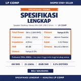 Speaker Laptop PC Desktop Stereo Mini 6W USB 3.5mm Jack Bass Multimedia Komputer Notebook - foto 3