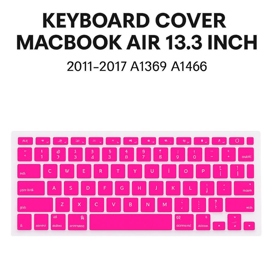 Pelindung Keyboard MacBook Air 13.3 Inch 2011-2017 A1369 A1466 Cover Silikon Anti Debu OptiMAC