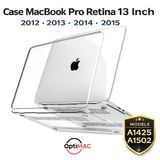 Case MacBook Pro Retina 13 Inch A1425 A1502 2012 2013 2014 2015 Hardcase Crystal Optimac - foto 1