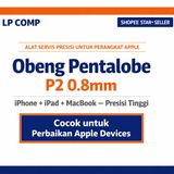 Obeng Pentalobe P2 0.8mm iPhone 4 5 6 7 8 X 12 13 14 15 iPad MacBook A1708 A1534 Screwdriver - foto 9