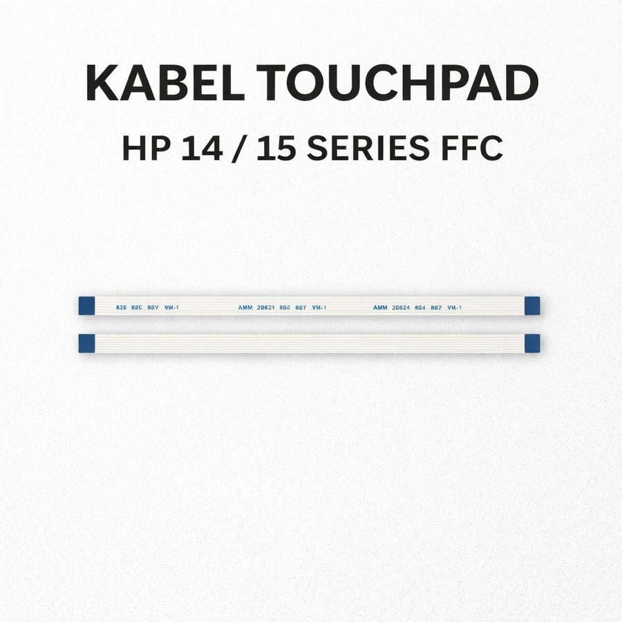 Kabel Touchpad FFC HP 14 15 Series Flexible ZIF AWM 20624 80C 60V VW-1 Putih