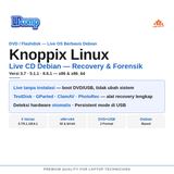 DVD Distro Linux Live Knoppix 9.1 Installer Recovery Forensik Debian Portable Rescue - foto 2