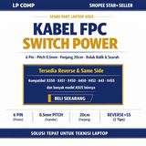 Kabel Flexible FPC Switch Power ASUS 6pin 0.5mm Bolak Balik X550 X451 X452 A450 A43 FFC - foto 2