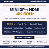Depixel Converter Mini DisplayPort to HDMI Full HD 1080p Adapter Thunderbolt MacBook Garansi 3 Bln - foto 3