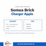 AC Plug Optimac Kepala Charger MacBook Pro Air Retina M1 M2 M3 iPad Duckhead EU High Quality - foto 4
