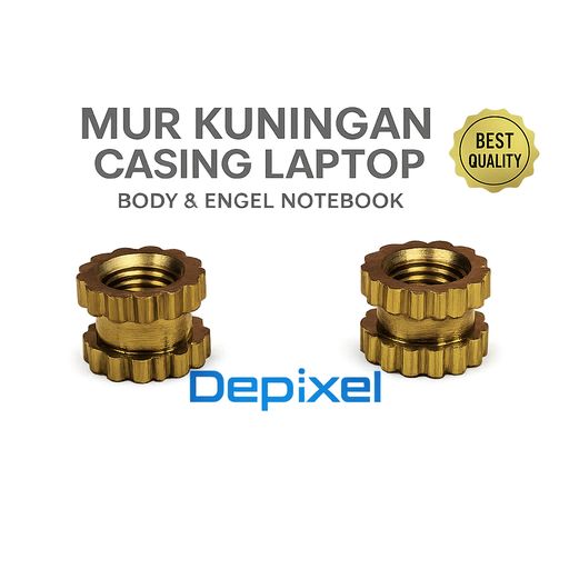2pcs Mur Kuningan Dudukan Baut Casing La