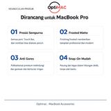 Case Hardcase MacBook Pro 15 Inch A1707 A1990 Retina Touch Bar 2016 2017 2018 2019 Casing Optimac - foto 5