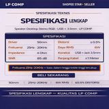 Speaker Desktop Stereo RGB Laptop PC USB 3.5mm Jack Bass Full Range 50mm Gaming Multimedia - foto 3