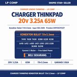 Adaptor Charger Thinkpad T410 T420 T430 X200 X220 X230 L410 L412 L420 L421 SL500 7.9*5.5mm 3.25A 20V - foto 5