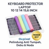Pelindung Keyboard Laptop Universal 10 11 12 14 15 16 Inch Silikon Cover Anti Debu Silicone - foto 1