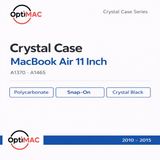 Optimac Crystal Case MacBook Air 11 Inch A1370 A1465 Hardcase Transparan Polycarbonate Slim - foto 6