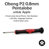 Obeng Pentalobe P2 0.8mm iPhone 4 5 6 7 8 X 12 13 14 15 iPad MacBook A1708 A1534 Screwdriver - foto 1