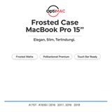 Case Hardcase MacBook Pro 15 Inch A1707 A1990 Retina Touch Bar 2016 2017 2018 2019 Casing Optimac - foto 2