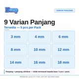 5pcs Baut L Hex M1.6 Button Head Stainless Steel SS304 Screw Sekrup 1.6mm ISO7380 - foto 4