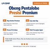 Obeng Pentalobe P2 0.8mm iPhone 4 5 6 7 8 X 12 13 14 15 iPad MacBook A1708 A1534 Screwdriver - foto 5