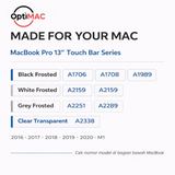 Optimac Hardcase MacBook Pro 13 Inch M1 A2338 A2289 A2251 A1989 A1706 A1708 4 Warna Polycarbonate - foto 5