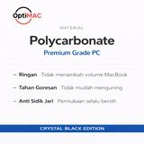 Optimac Crystal Case MacBook Air 11 Inch A1370 A1465 Hardcase Transparan Polycarbonate Slim - foto 4