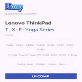 Baut Casing Bawah Lenovo ThinkPad X220 X230 X240 X270 X280 E470 T430 T420 T400 Back Cover Screws - foto 3