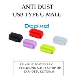 Anti Dust Plug Cover USB Type C - Pelindung Port untuk Laptop & Smartphone dari Debu dan Kotoran - foto 1