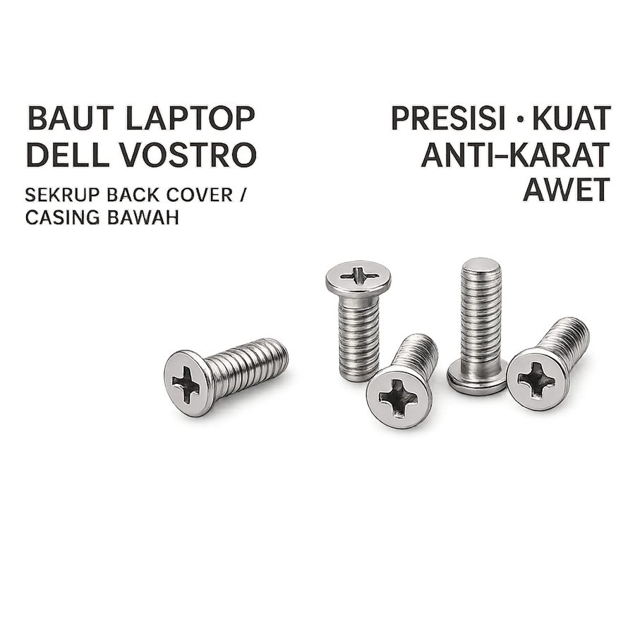 Baut Casing Bawah Dell Vostro 3401 3490 3405 3450 3510 3520 5402 5410 5468 3458 Back Cover Screws