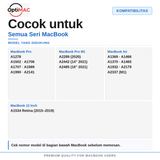 Pelindung Keyboard MacBook Air Pro Silikon 11 13 14 15 A1278 A1502 A1932 A2337 A2442 A2485 OptiMAC - foto 3