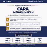 Speaker Stereo Mini Multimedia Laptop PC Komputer USB 2.0 Suara Jernih Bass HiFi Garansi 1 Tahun - foto 5