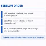 Kabel Touchpad FPC FFC HP Elitebook Flexible AWM 20624 ZIF 0.5mm 1.0mm Laptop Pengganti - foto 6