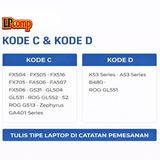 Baut Casing Laptop Asus X441 A455 A442 X455 A412 X450 A416 X515 X454 A456 X407 VivoBook Back Cover - foto 5