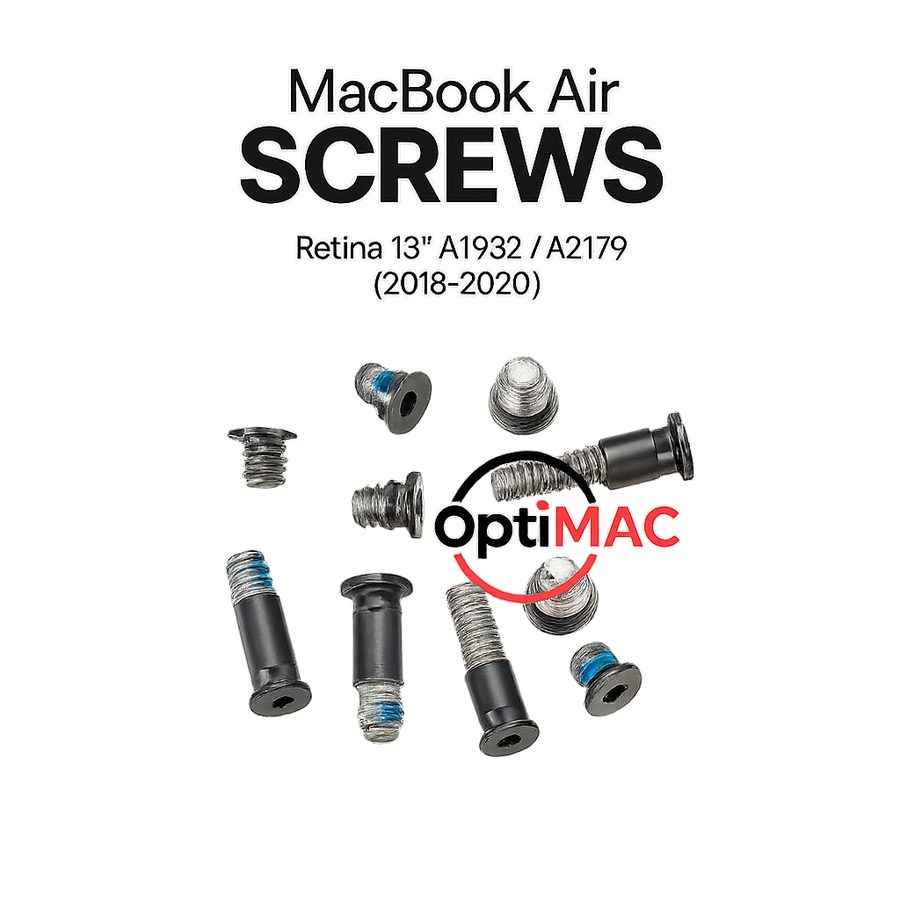 Baut Screw MacBook Air Retina 13 A1932 A2179 2018 2019 2020 - Baut Bodi Bawah Lengkap